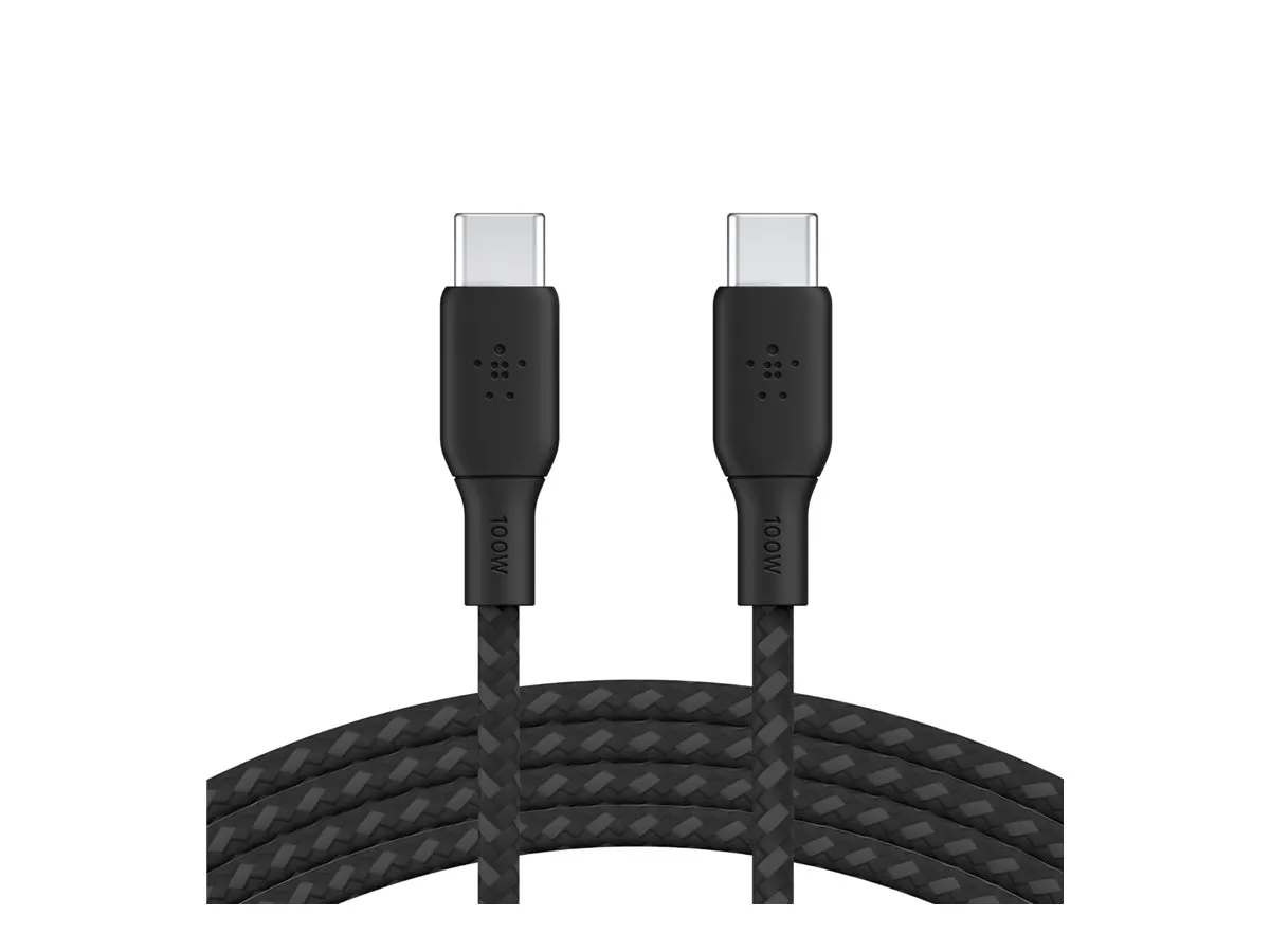 (25 Stück) Basic | USB-C auf USB-C | Thunderbolt 4 Kabel |  40 Gbit/s, 8K-Video | schwarz/grau