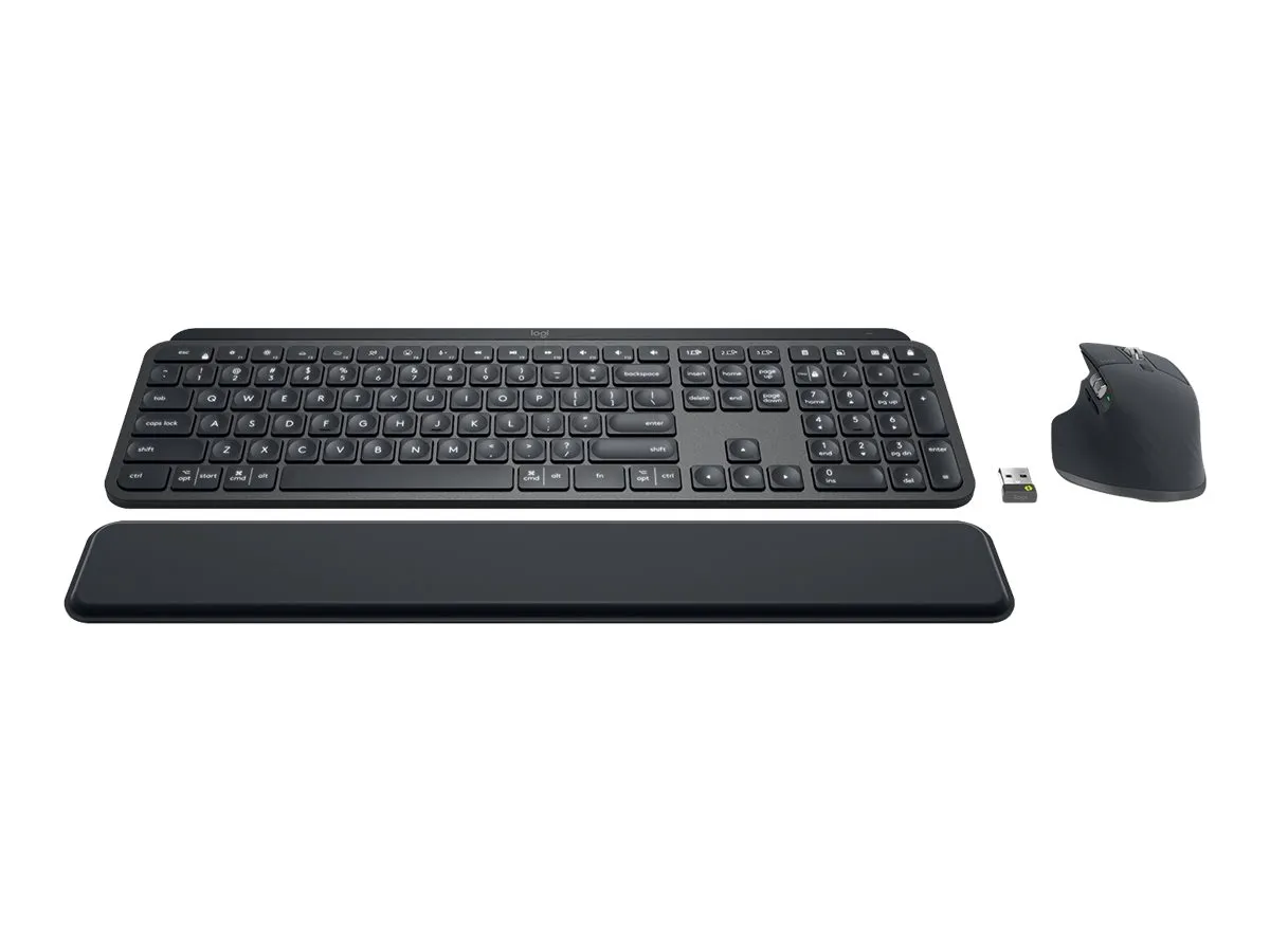 Logitech MX Keys Combo for Business | Tastatur-und-Maus-Set | Deutsch QWERTZ-Layout