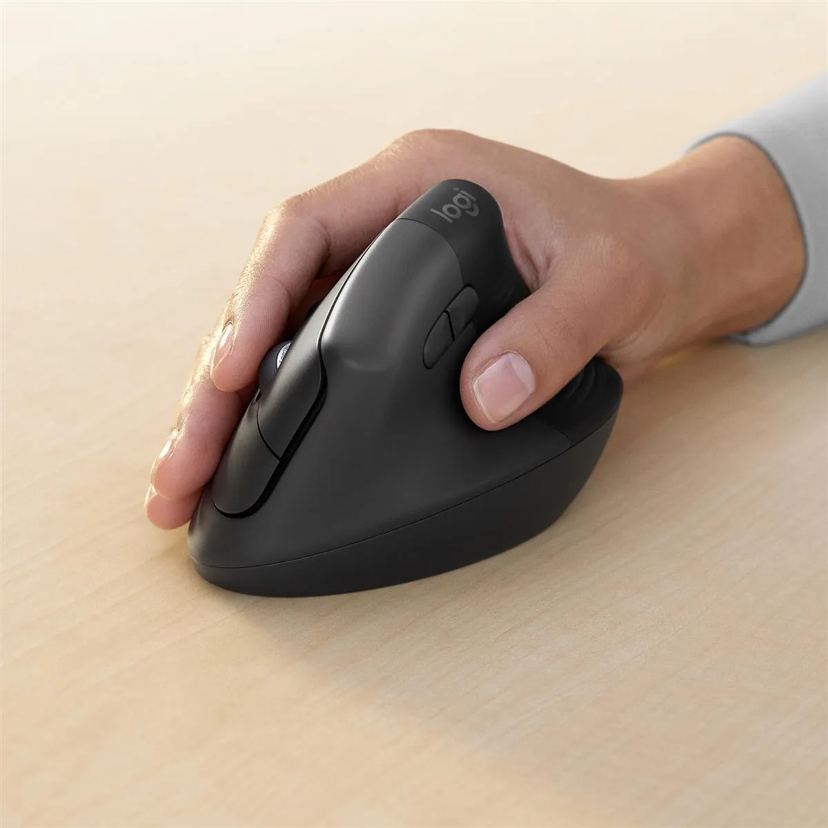 Logitech Lift for Business | Vertikale Maus | ergonomisch | für Rechtshänder