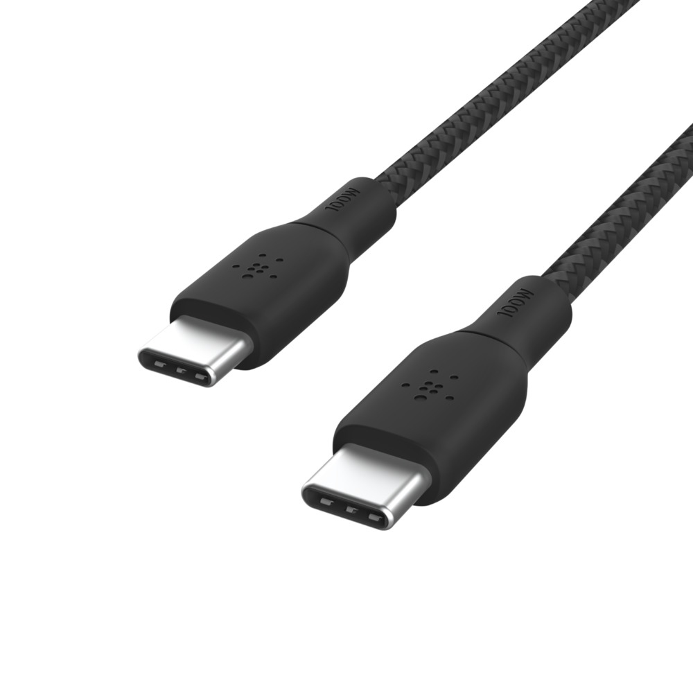 (25 Stück) Basic | USB-C auf USB-C | Thunderbolt 4 Kabel |  40 Gbit/s, 8K-Video | schwarz/grau