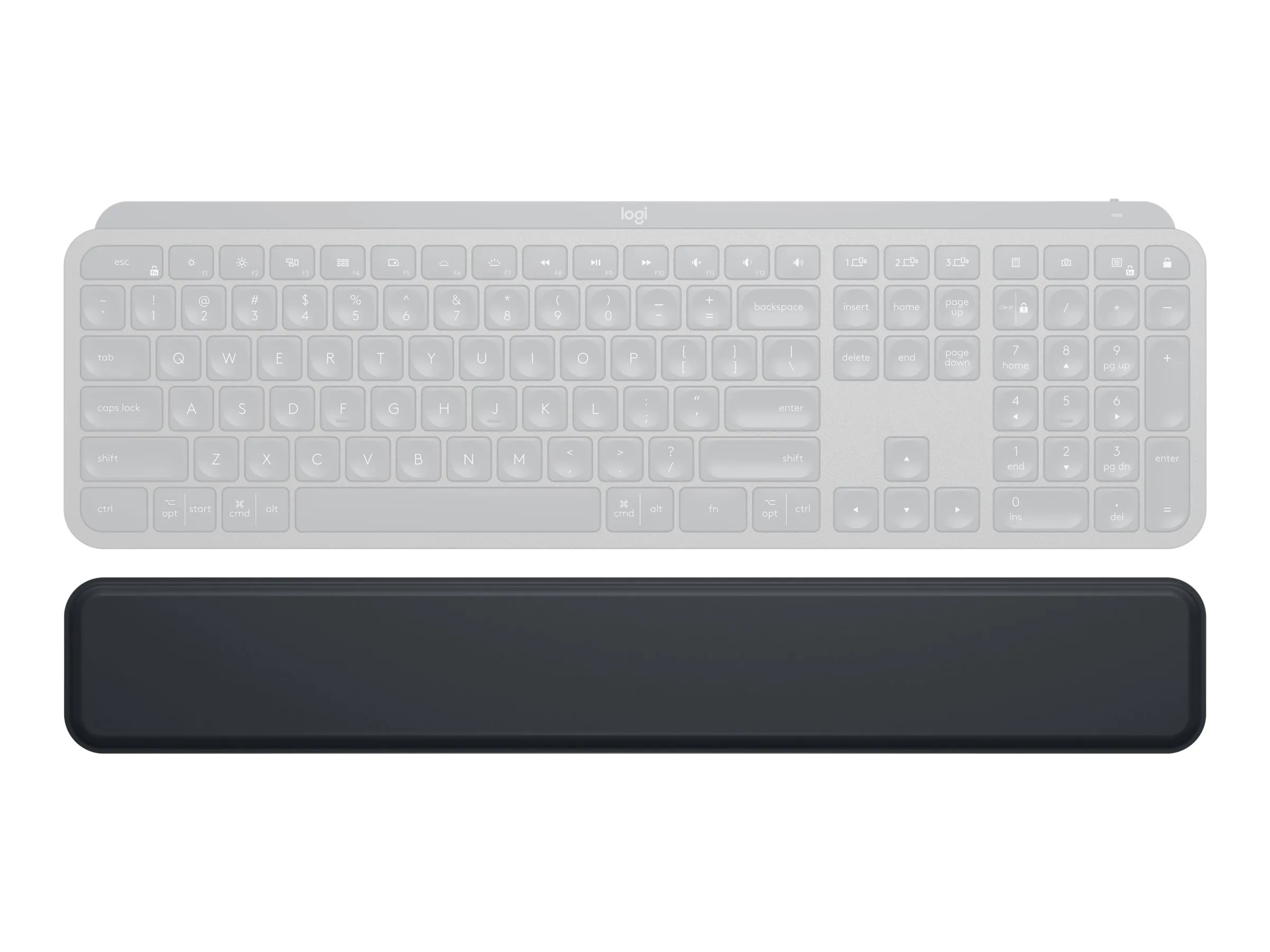 Logitech MX Palm Rest - Tastatur-Handgelenkauflage - 