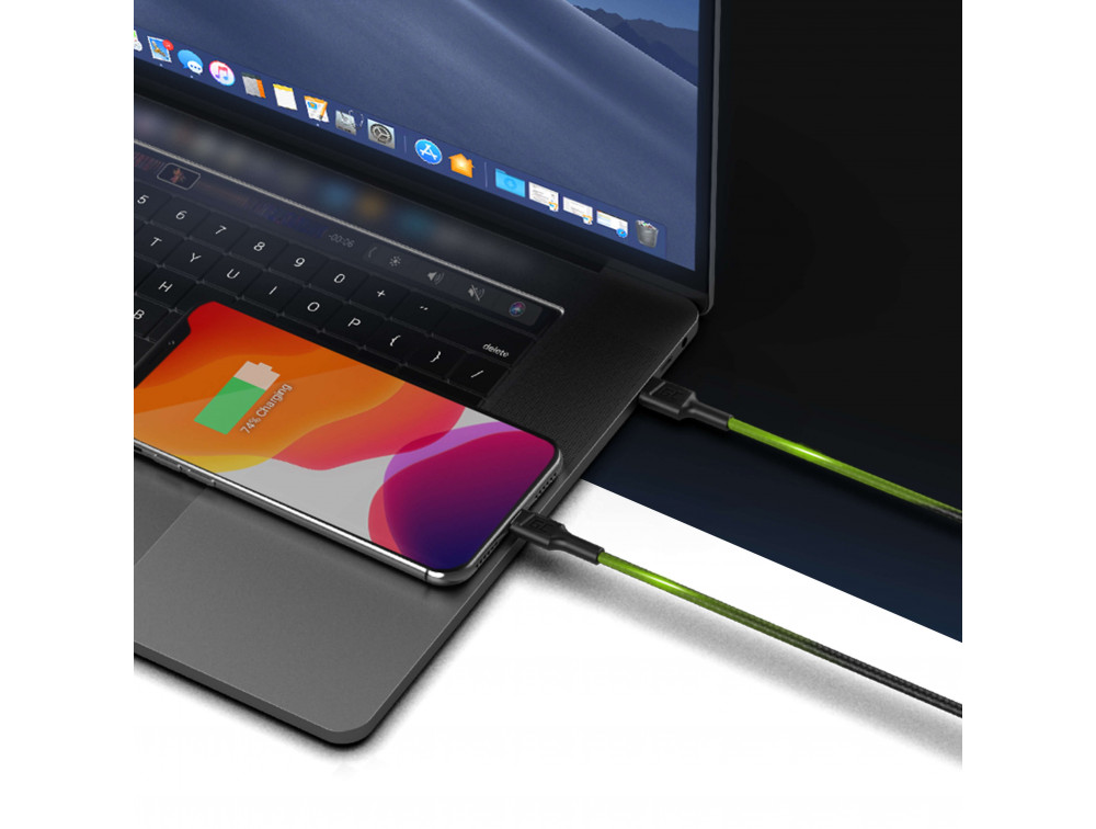 25 Stück - USB-C - Lightning Kabel 100cm mit Power Delivery (Apple MFi Zertifiziert) (schwarz)