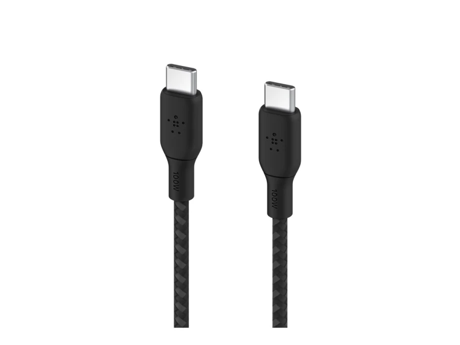 (25 Stück) Basic | USB-C auf USB-C | Thunderbolt 4 Kabel |  40 Gbit/s, 8K-Video | schwarz/grau