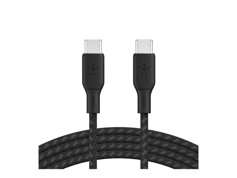 (25 Stück) Basic | USB-C auf USB-C | Thunderbolt 4 Kabel |  40 Gbit/s, 8K-Video | schwarz/grau
