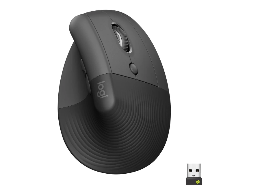 Logitech Lift for Business | Vertikale Maus | ergonomisch | für Rechtshänder