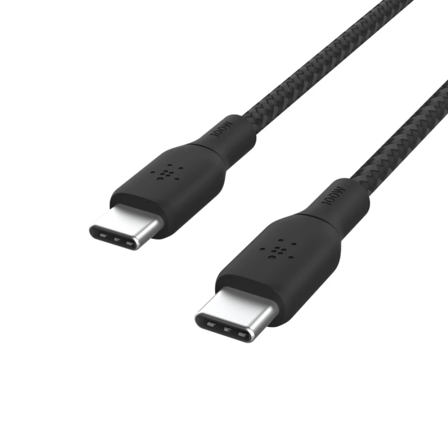 (25 Stück) Basic | USB-C auf USB-C | Thunderbolt 4 Kabel |  40 Gbit/s, 8K-Video | schwarz/grau
