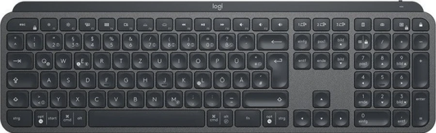 Logitech MX Keys for Business | kabellose Tastatur mit Tastenbeleuchtung | Deutsches QWERTZ-Layout